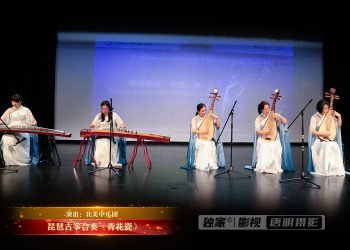 【视频】琵琶古筝合奏《青花瓷》| 演出：北美中乐团